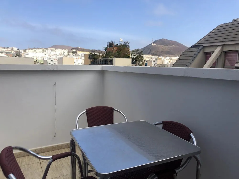 Penthouse with terrace. Mountain and sea views