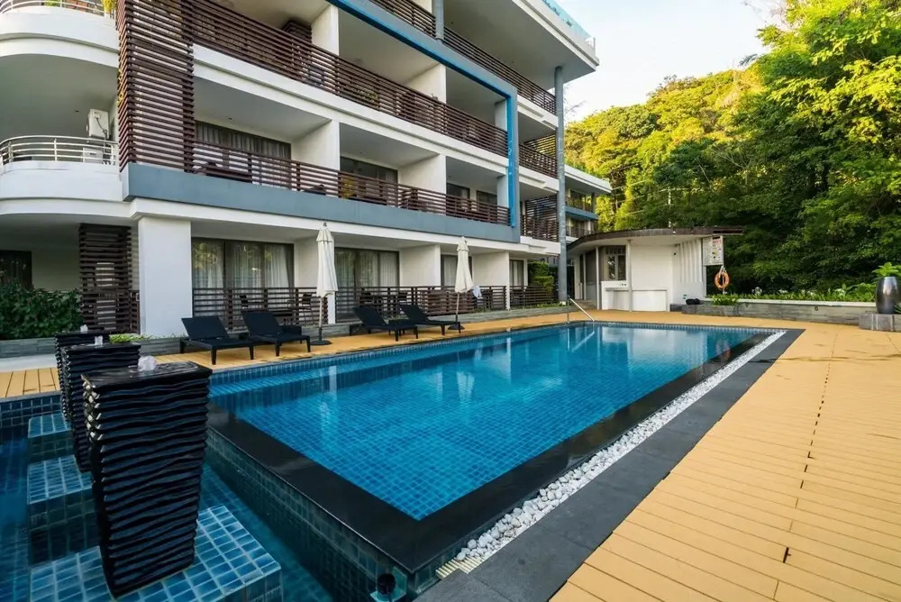 N308 - Walk to the Beach Apartment in Kamala Pool gym Parking
