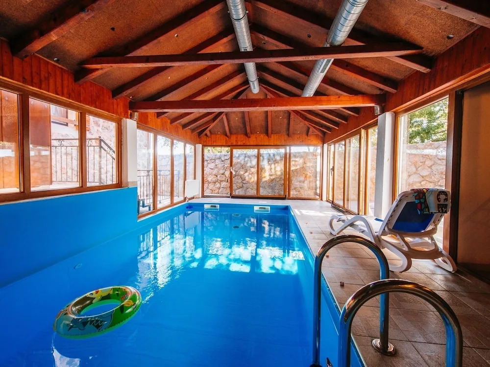 Traditional Stone House With Interiour Pool, Sauna, Garden, Terrace With BBQ