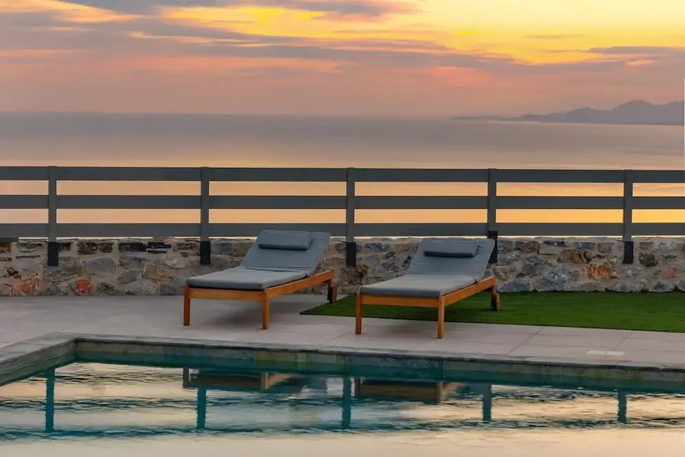 Giannas Panoramic Seaview Twin Villas with pool 1