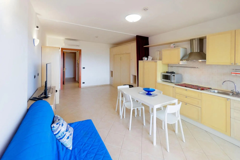 Verde blu 714 studio with terrace overlooking the sea and pool-VERDE BLU 714