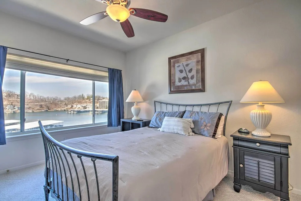 Boat Slip & Pool! Waterfront Lake Ozark Escape