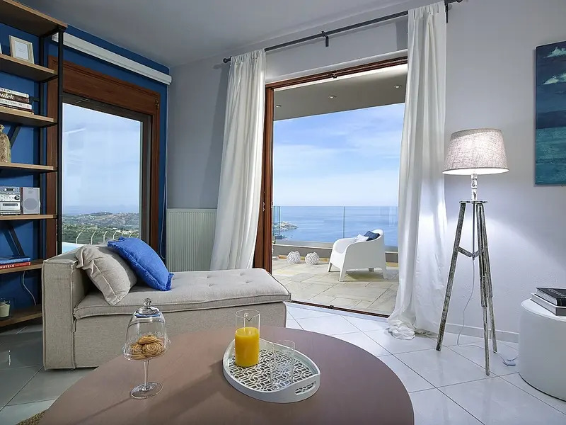 Sea Views At Blue Key Villa Near Heraklion