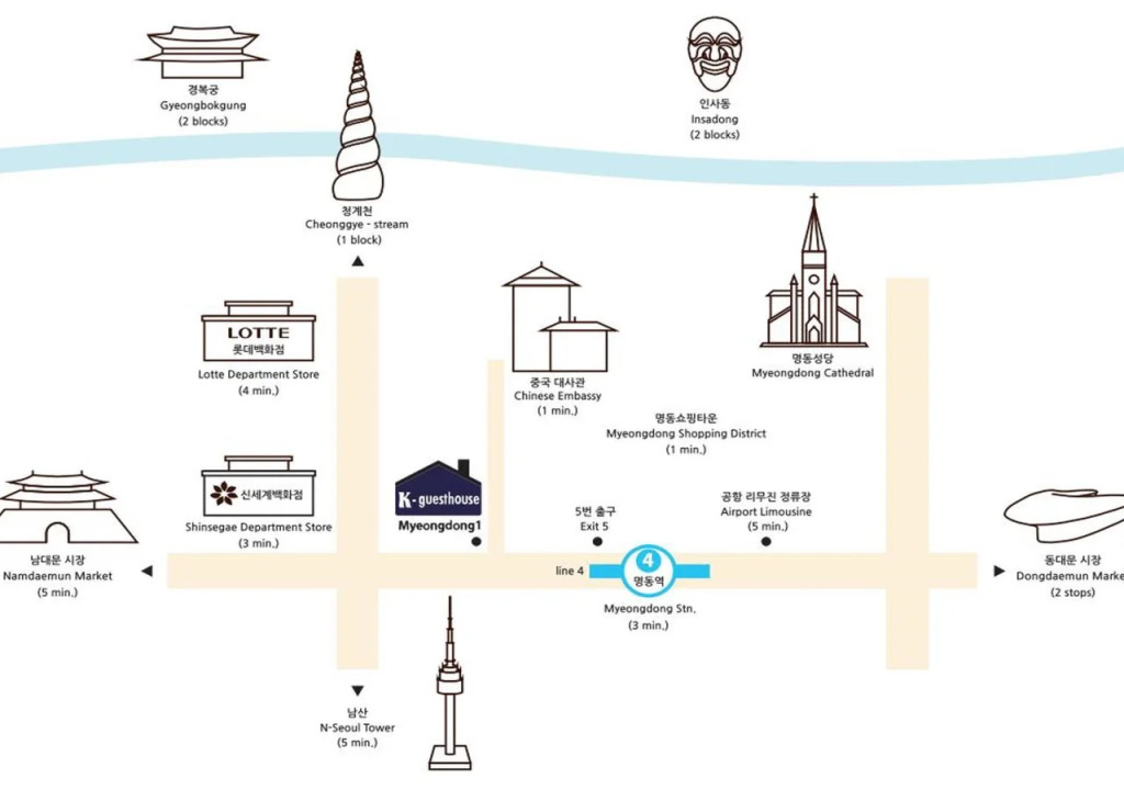 K-Guesthouse Myeongdong 1