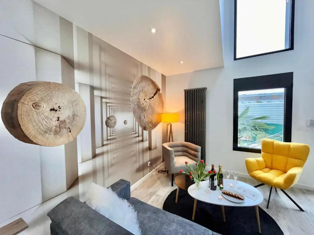 Duplex Design 6P / 3CH - jardin et parking gratuit