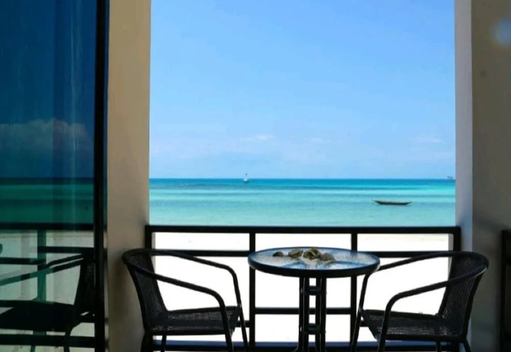 Crystal white sand resort