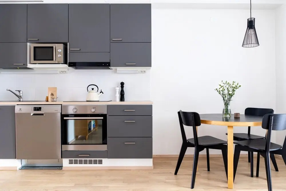 1br apartment with balcony by university