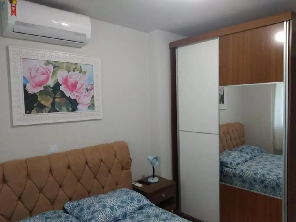 Apto Vista Atlântico com 2 quartos com Ar Cond Wi-Fi TV SMART e Área de lazer