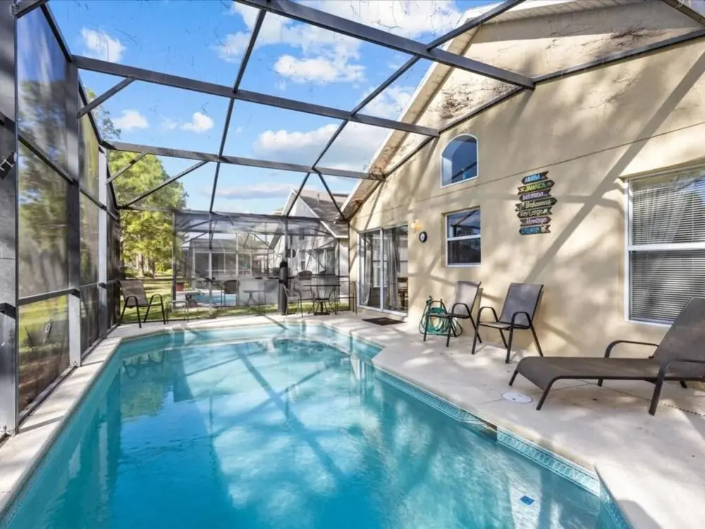 South Facing Pool Next to Golf Course 2896