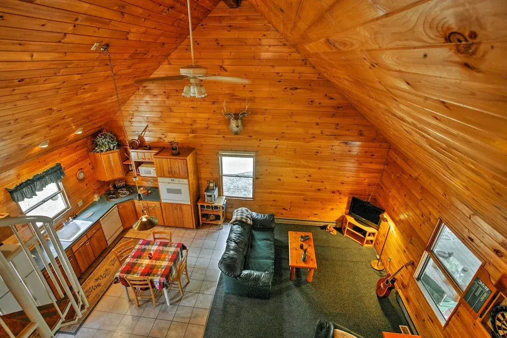 Private South Boardman Cabin on 10 Forest Acres!