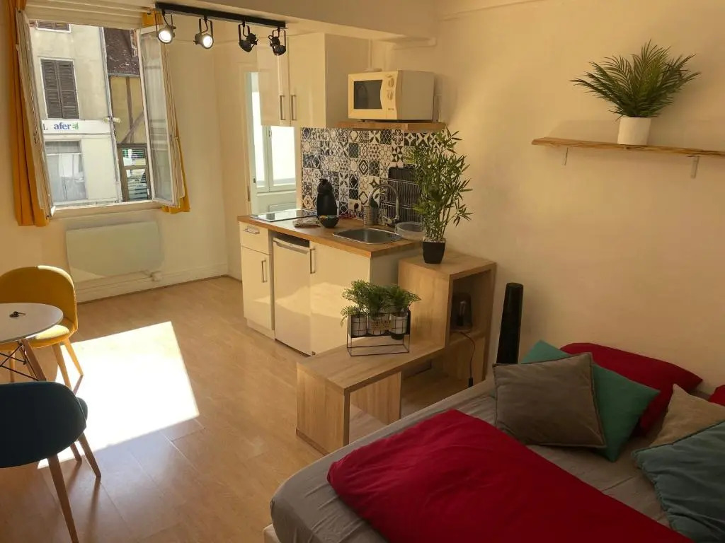 Studio chaleureux Le Coeur -Troyes Centre Ville