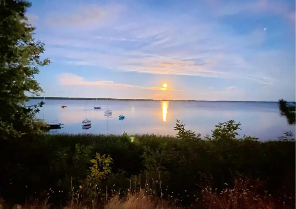 Maison de 3 chambres avec vue sur le lac et jardin clos a Lacanau a 6 km de la plage