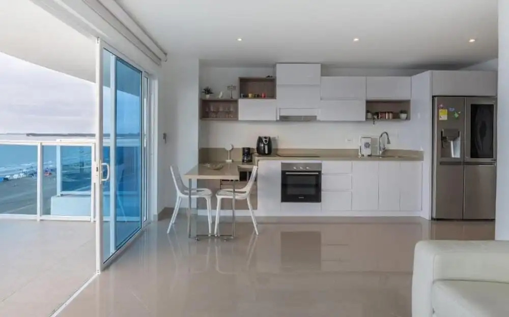 Apartamento con vista al mar 2Hab en Ctg
