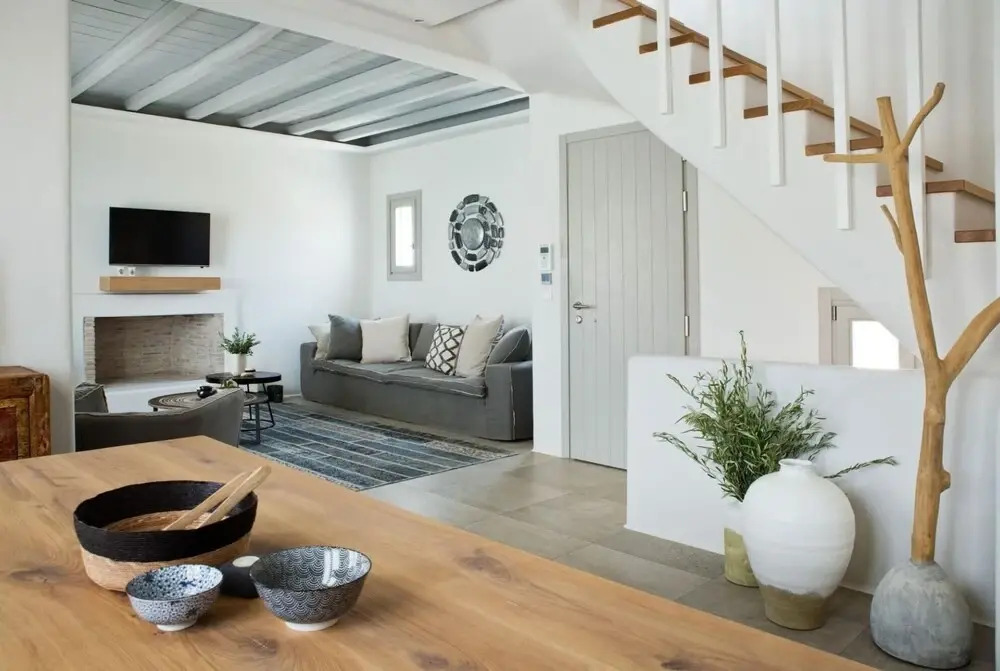Luxury Key Mykonos 5 Bed Villa White Satin Agia Sofia
