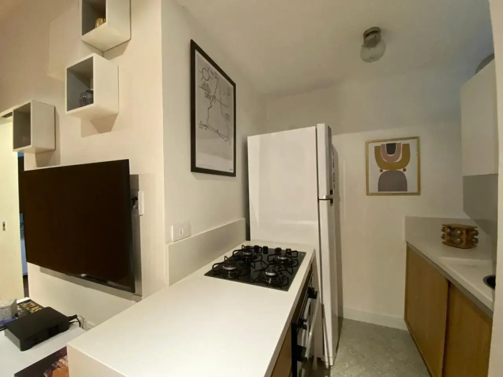 Elegância à Beira Mar: Apto 1qto C/ Smart Tv