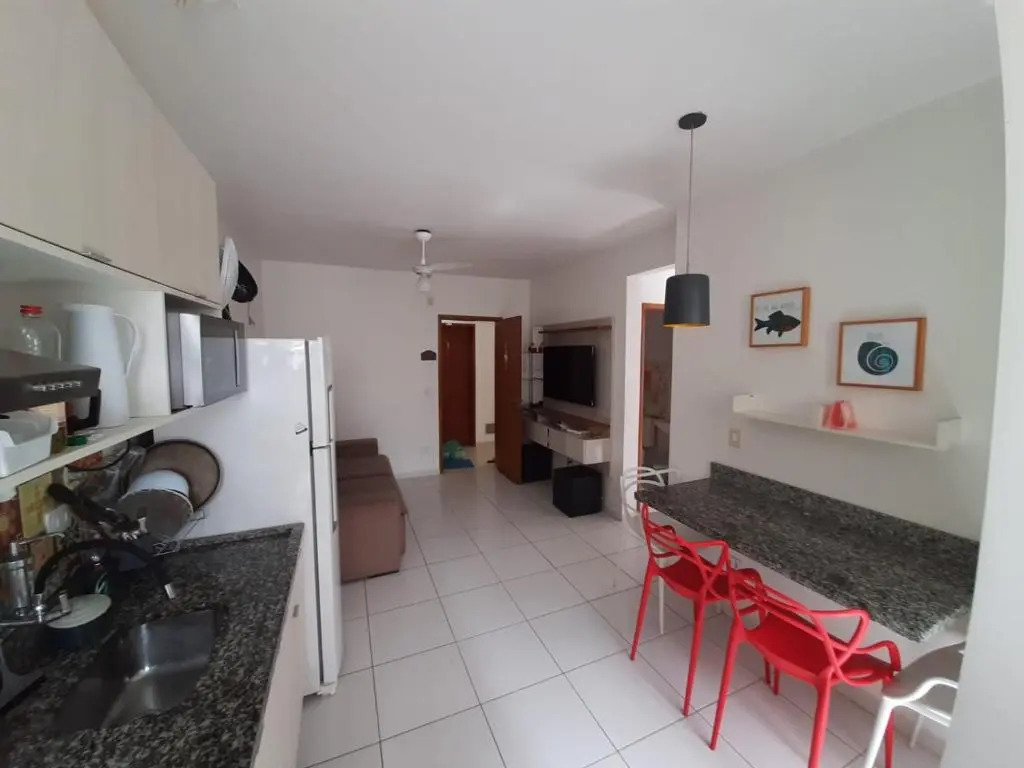 APTO PERTINHO DA PRAIA - Lindo e Equipado! Internet 400mb e 3 Tvs - Completo!