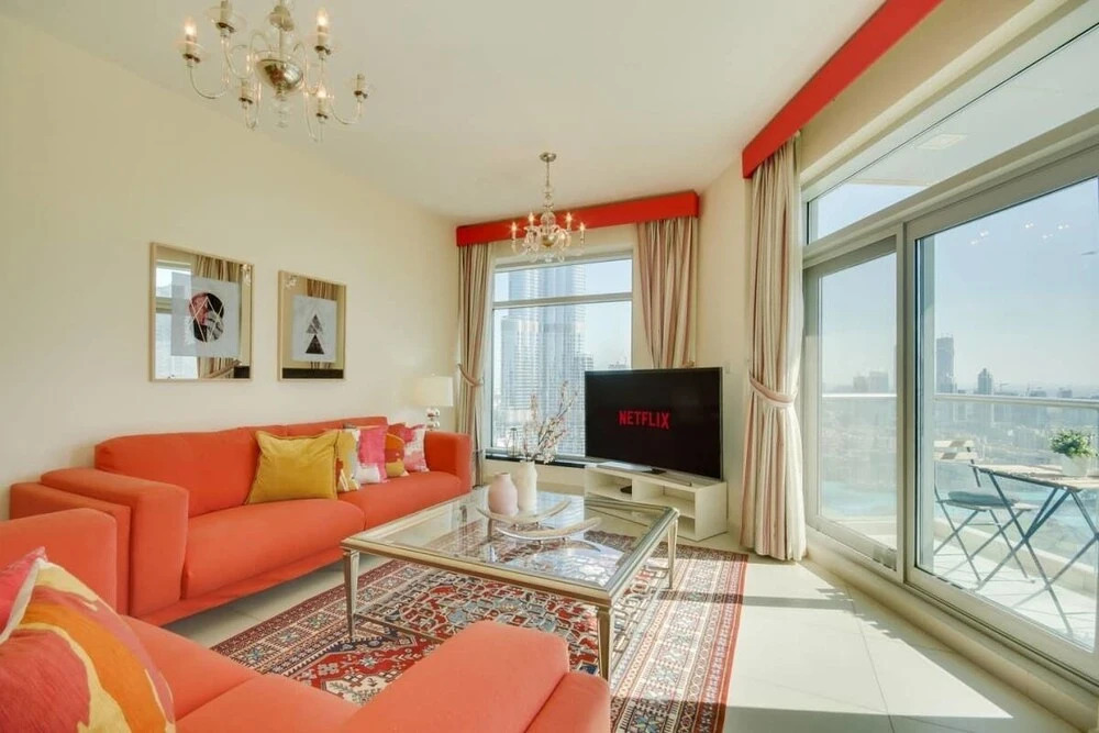 Stylish Apartment With the Best Burj Views