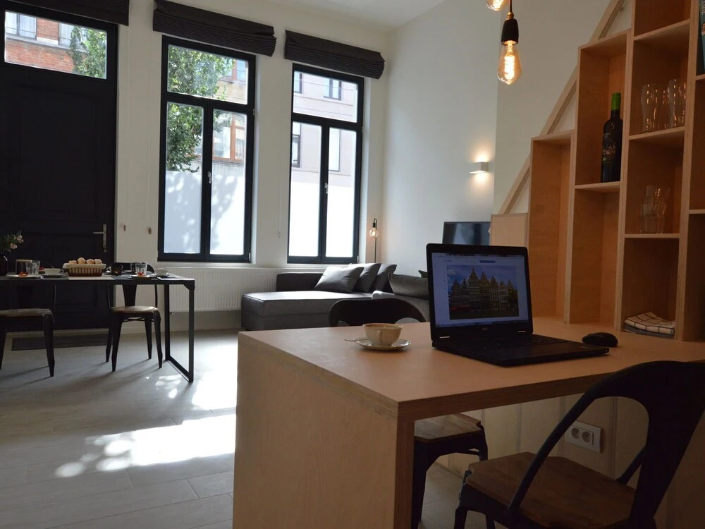 New and Unique City Studio in Antwerp Zuid for 4 People