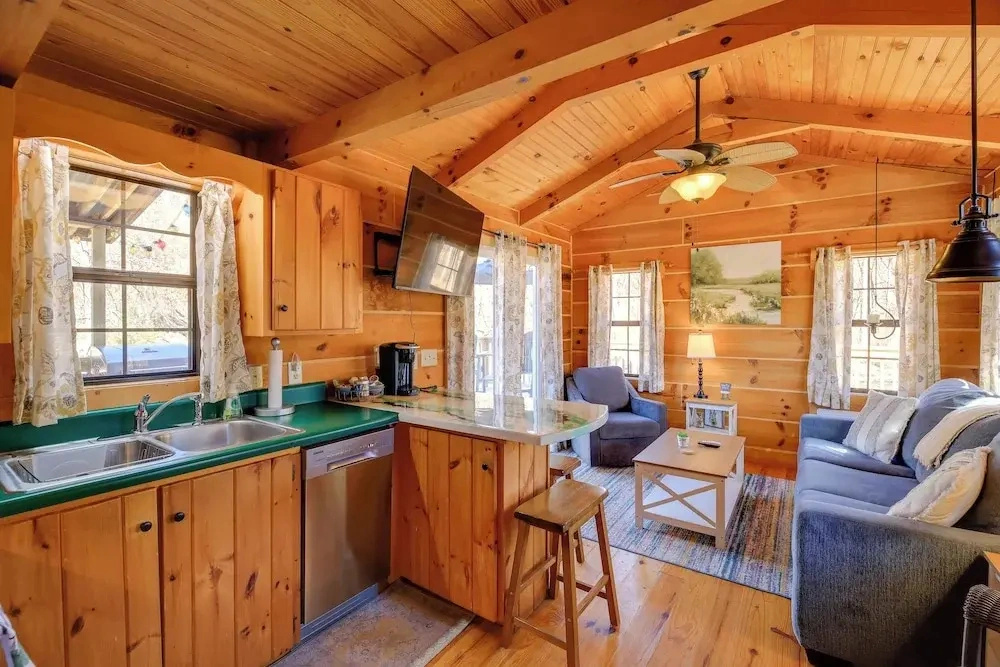 Steps to Virginia Creeper Trail: Creekside Retreat