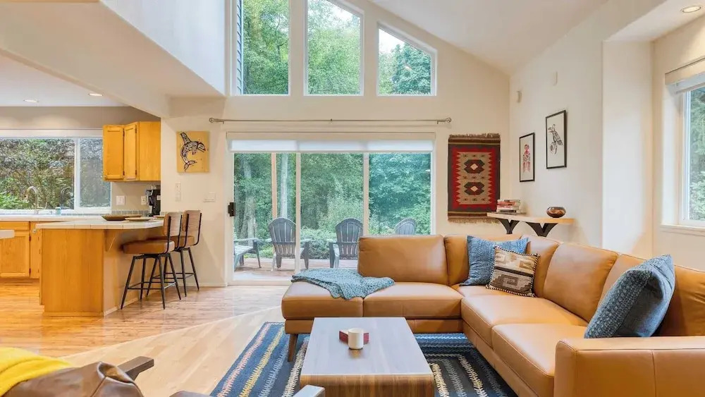 Forest Front Home w/ Fire Pit, Mins to Beaches, Wineries & Trails Cedarview Retreat by Avantstay