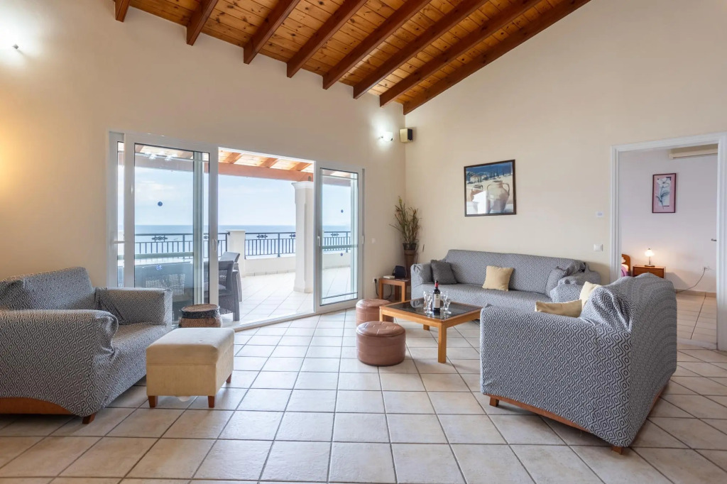 Villa Kerkyroula Large Private Pool Walk to Beach Sea Views A C Wifi Car Not Required - 1972
