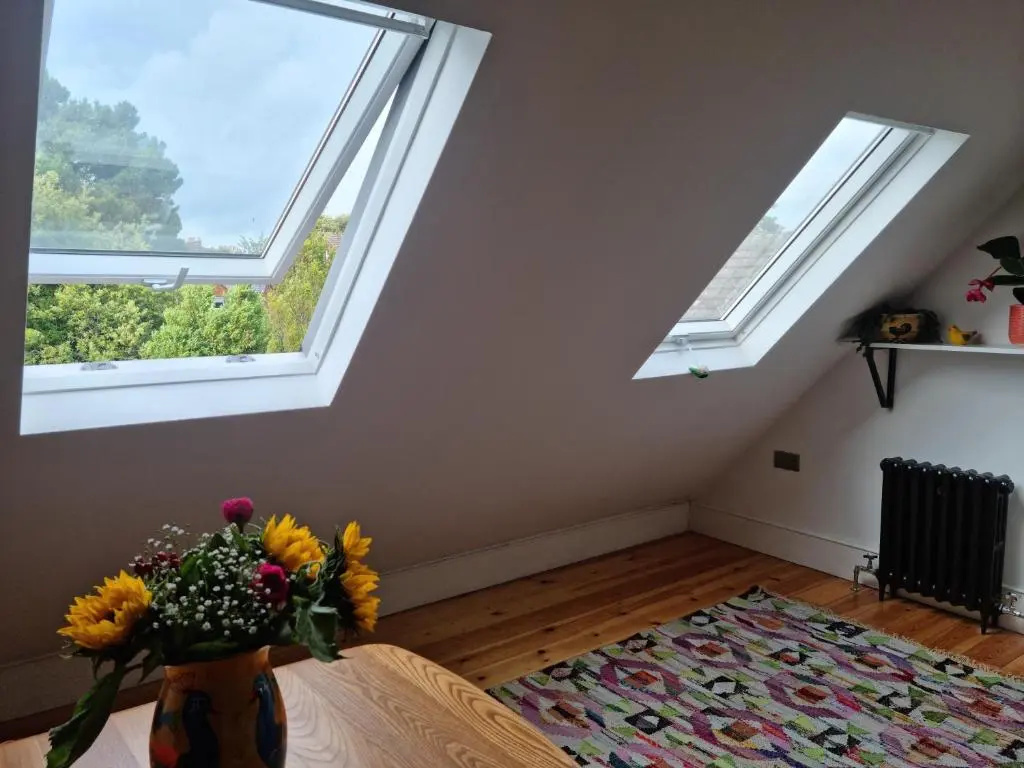 Spacious top floor suite top of Edwardian house