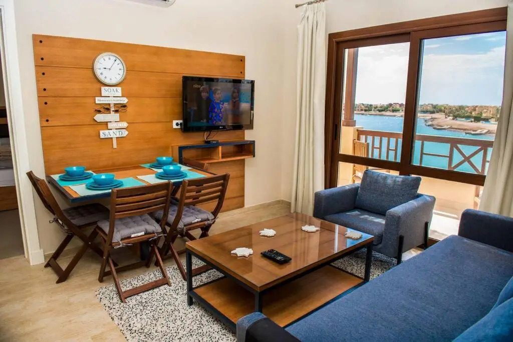 El Gouna Luxurious 2BR + Pool, Lagoon view in Sabina