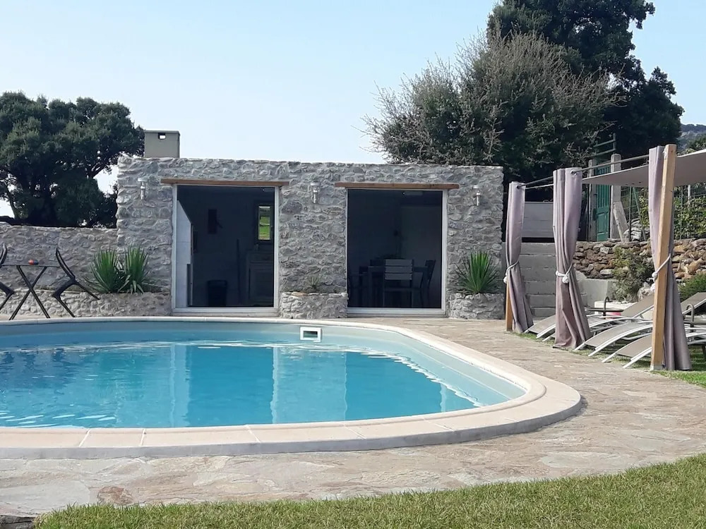 Villa With 3 Bedrooms in Oletta, With Wonderful Mountain View, Pool Ac
