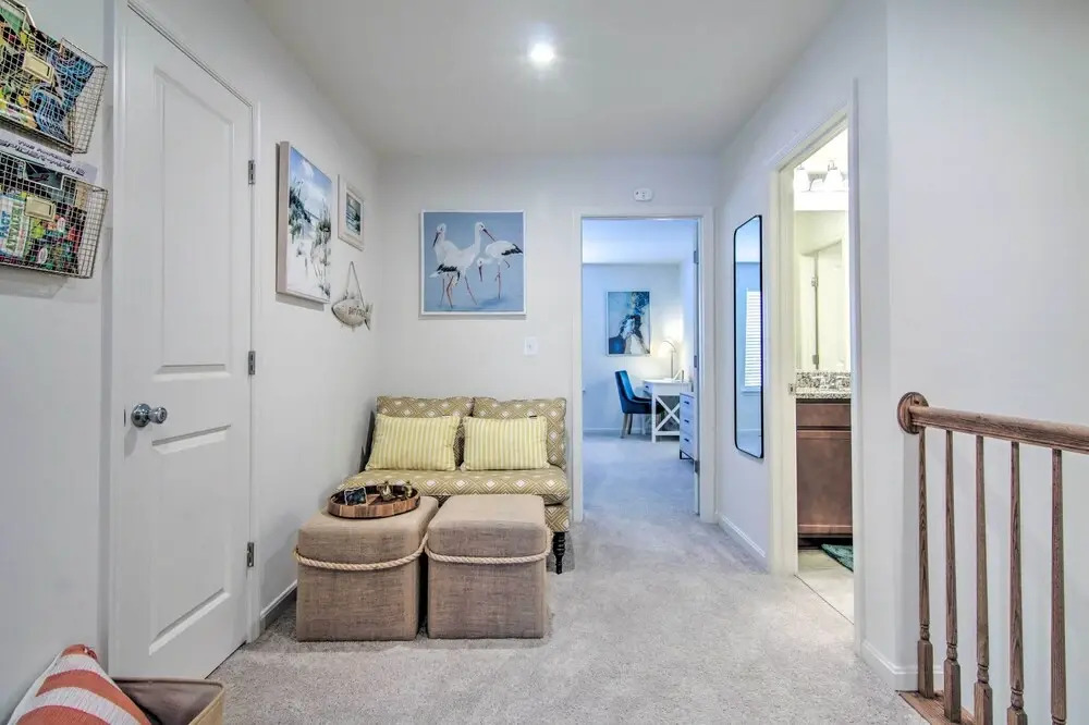 Porch + Pool Access: Millville Townhome!