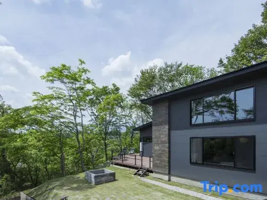 Luxury villa with sauna, BBQ, fire pit, stream and forest bathing — COCO VILLA Nasu Highland