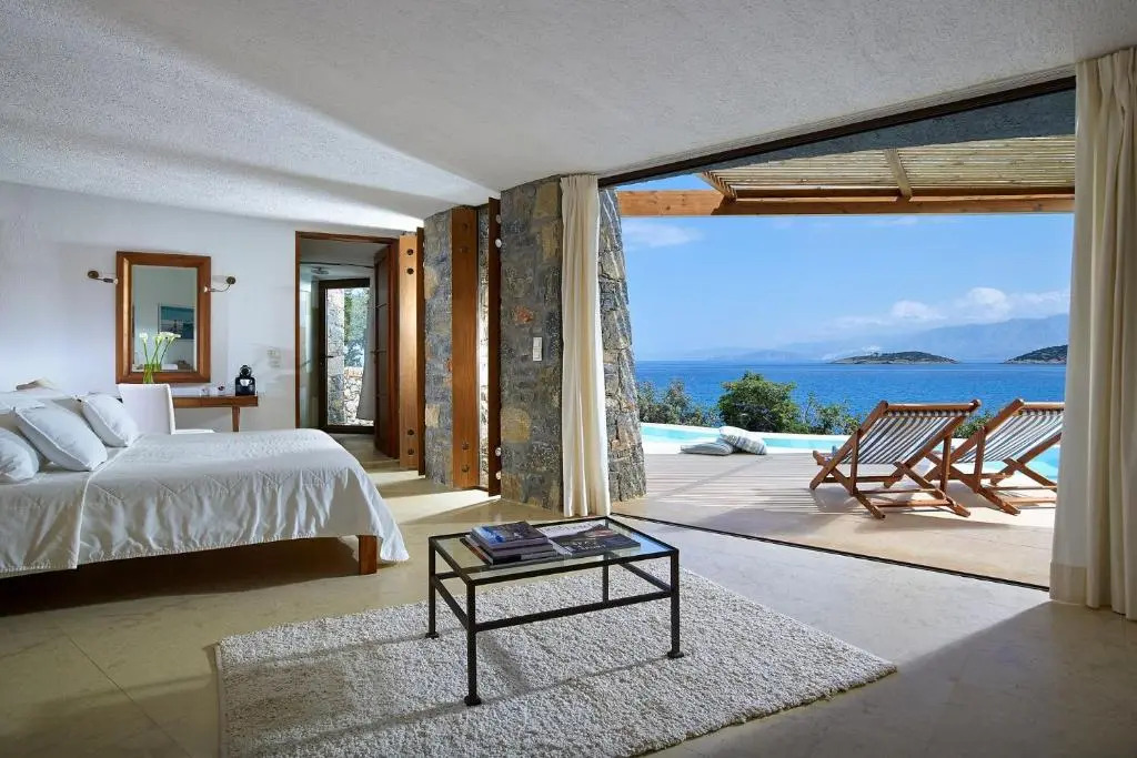 Luxury Crete Villa Villa Daphne Private Pool Ocean Front 1 BDR Nikolaos