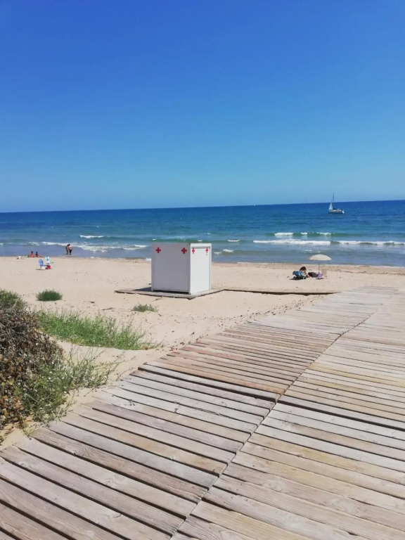 Gran Terraza cerca del mar.