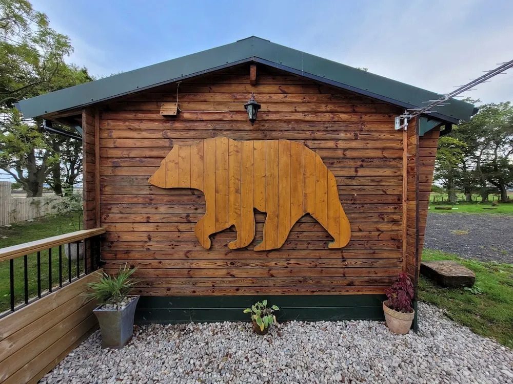 Cosy wood cabin in rural area near national park