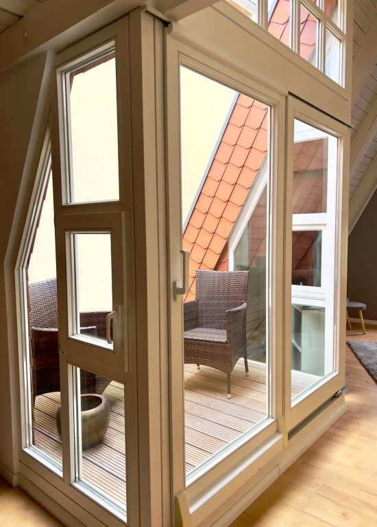 Gemütliche Maisonettewohnung mit Dachterrasse am Schloß