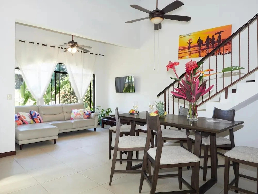 Villa Palmeras with jungle views pool near MA