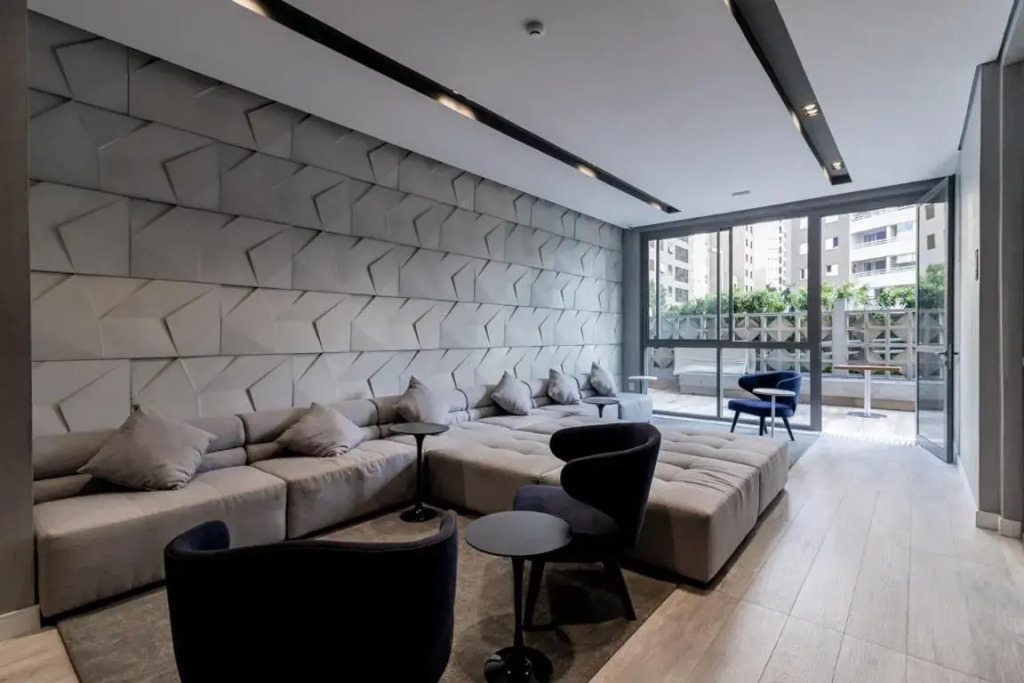 Studio de luxo mobiliado em Moema