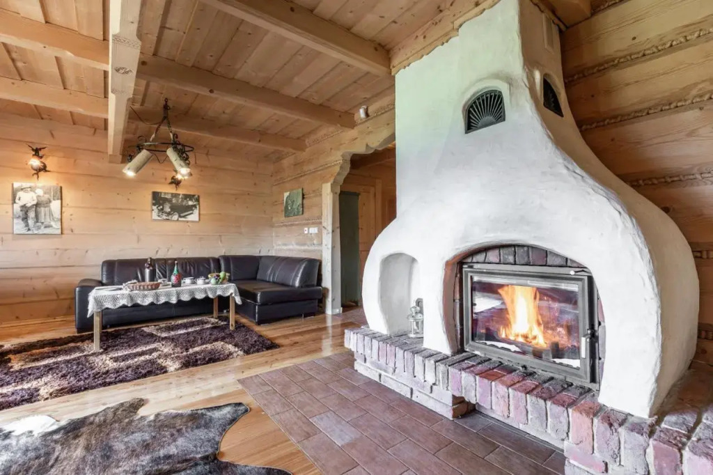 Domek w Roztokach z widokiem na Tatry z sauną