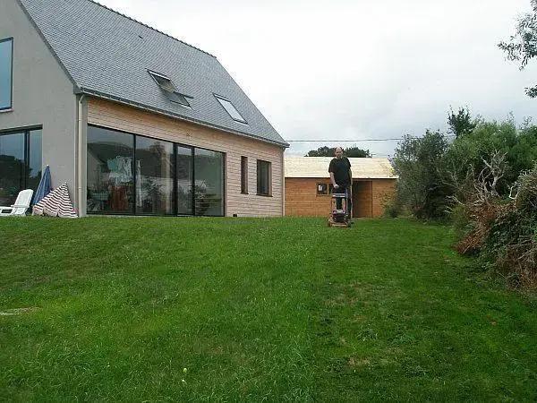 Villa bioclimatique de bord de mer