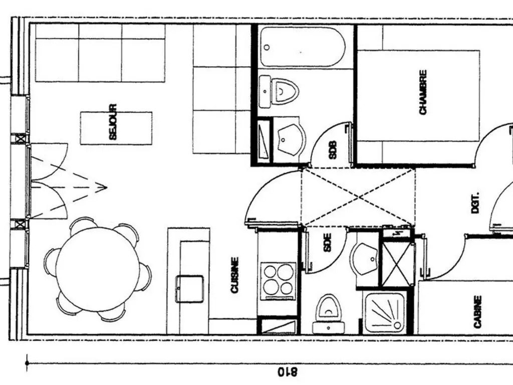 Appartement Valmorel, 3 pièces, 7 personnes - FR-1-291-708