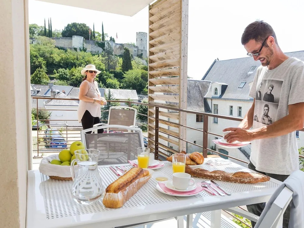 Modern apartment in the medieval Chinon in the Loire