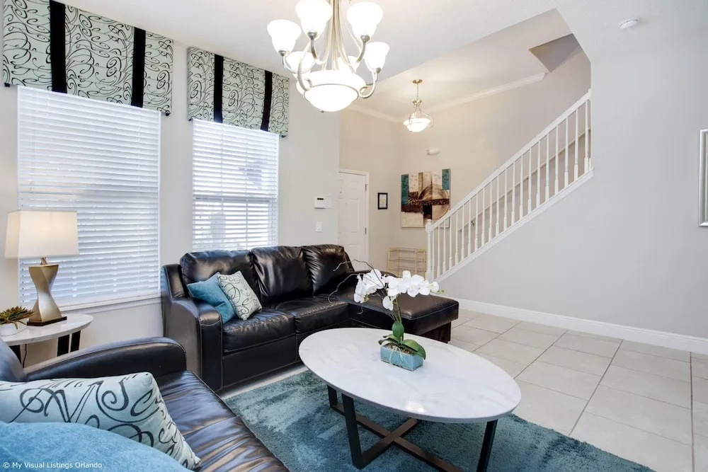 Tropical Luxury Near Disney! Professionally Decorated With Huge Pool, Game Room. 6bd/ 4.5ba #6st129