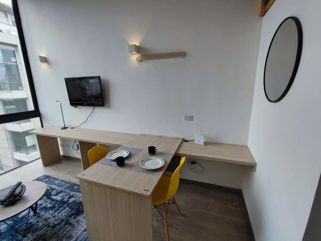 Loft moderno con vista a los cerros en Chapinero