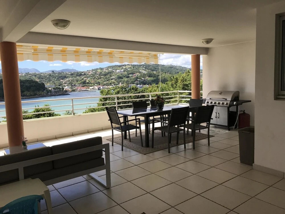 Apartment With 3 Bedrooms in La Trinité, With Wonderful sea View, Encl
