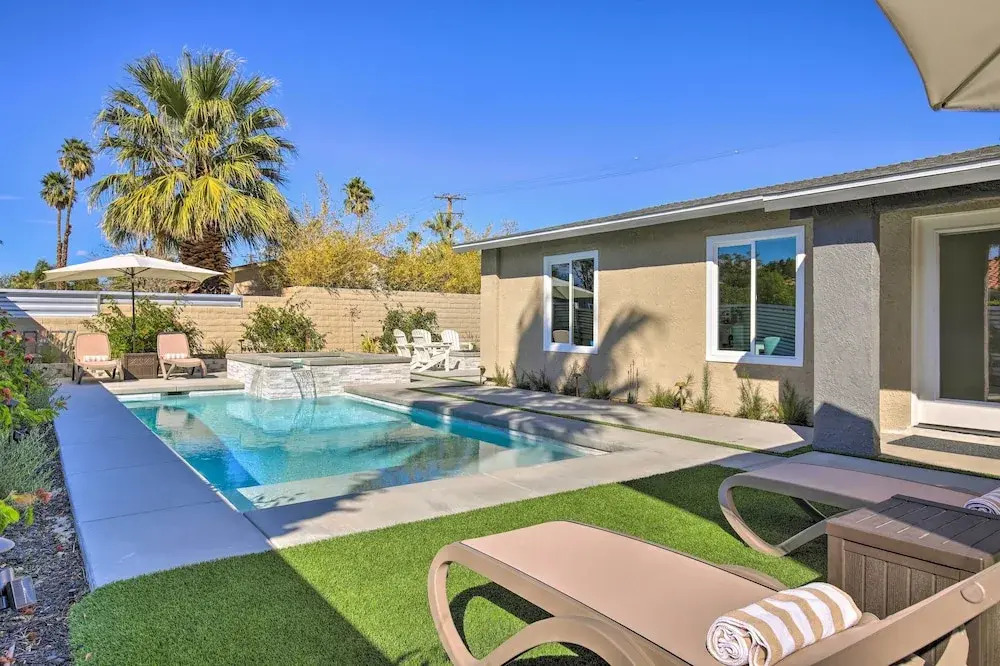 Palm Springs Pad w/ Outdoor Kitchen + Views!