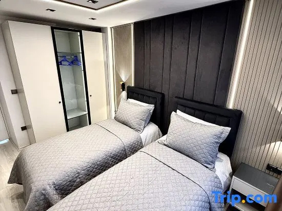 Fully furnished 2+1 luxury apartment with sea view