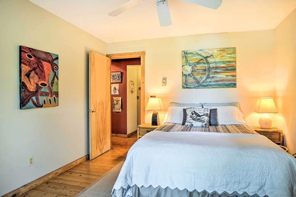 Forested Pentwater Vacation Rental - Walk to Beach