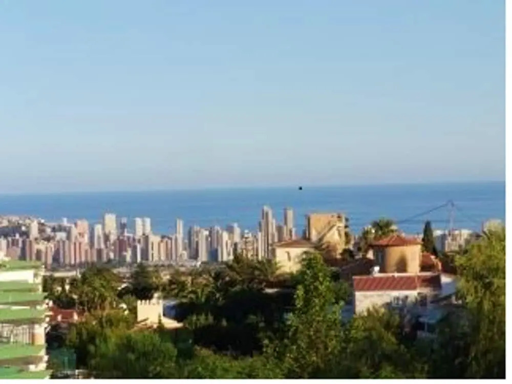 House With 3 Bedrooms in La Nucia, With Wonderful sea View, Pool Acces