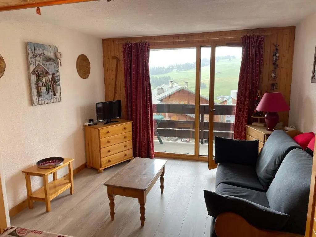 Studio Appartement Les Saissies 73620 Hauteluces, plein centre station, Savoie, Espace Diamant