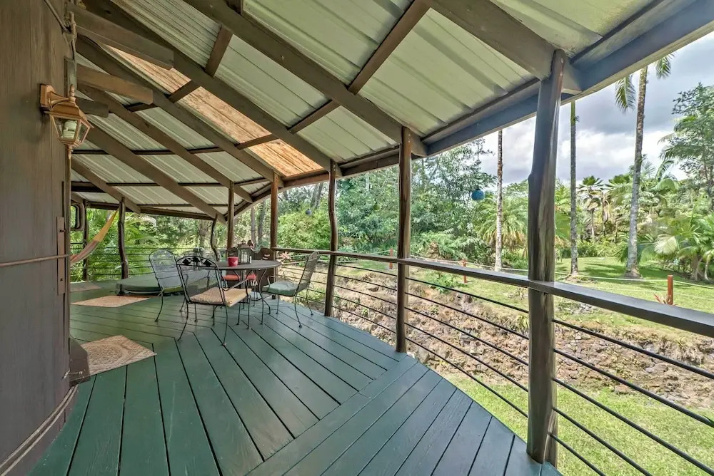 Tropical Cabana w/ Deck, Hot Tub & Lush Scenery!