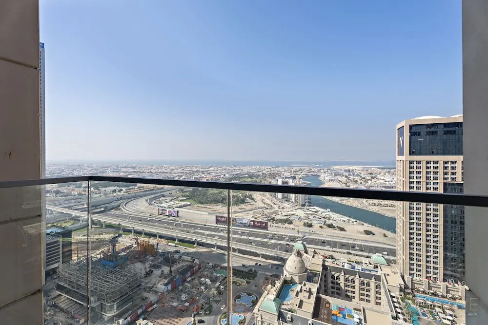 WelHome - Cozy 1BR Apt. in Al Habtoor City Partial Sea View